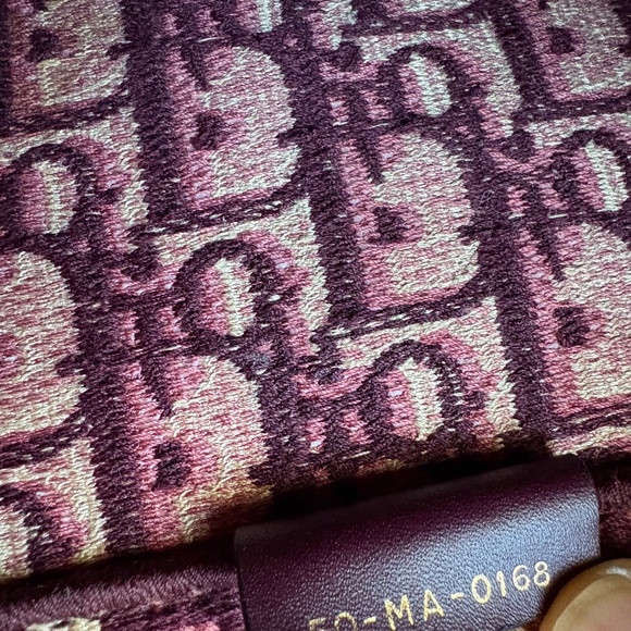 Dior Oblique Canvas Book Tote Bag- Burgundy- Large- MSRP $3,500 - Picture 6 of 12